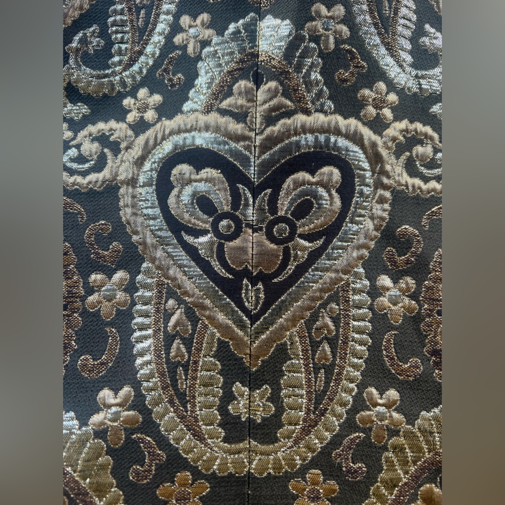 Vintage Celine 2000s Tapestry Brocade Blazer Evening Jacket Brown Gold Holiday‎ - Picture 11 of 11